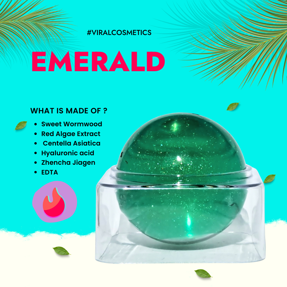 Wormwood Emerald Anti-Mite Face Cleanser – Deep Cleansing & Hydrating