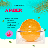 Sulfur Amber – Natural Korean Jelly Cleanser Ball for Deep Cleansing, Acne & Mite Removal, Hydration Balance, and Oil Control | Tear-Free & Gentle for All Skin Types