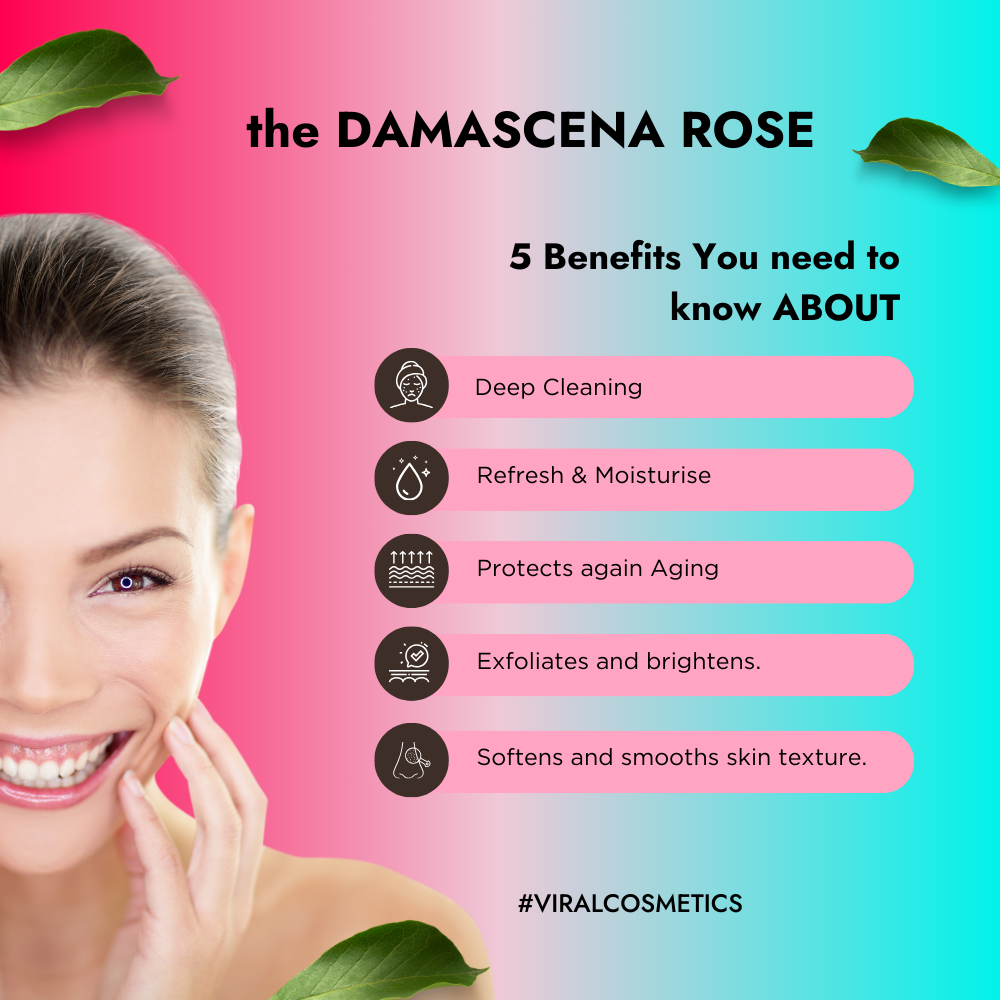 Rose-Infused Face Cleanser with Glycerin and Hyaluronic Acid Hydrating, Brightening, and Soothing Formula for Soft, Glowing Skin