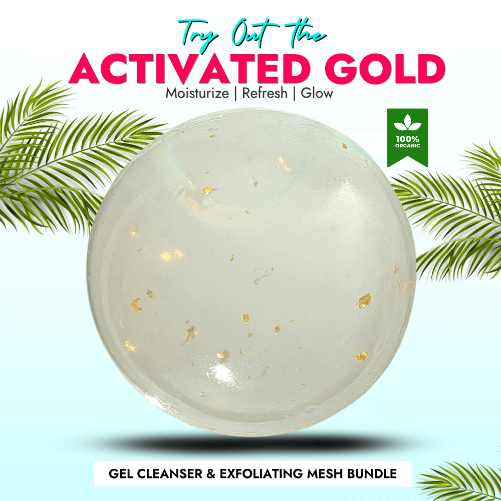 Discover the our luxurious jelly-textured soap infused w/ activated gold, glycerin and Korea red betaine for a deep cleanse, oil balance & anti-aging benefits.