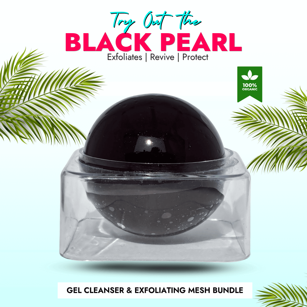 Pheromone Black Pearl Korean Face & Body Wash Exfoliating Soap Cleanser Detox & Seduce
