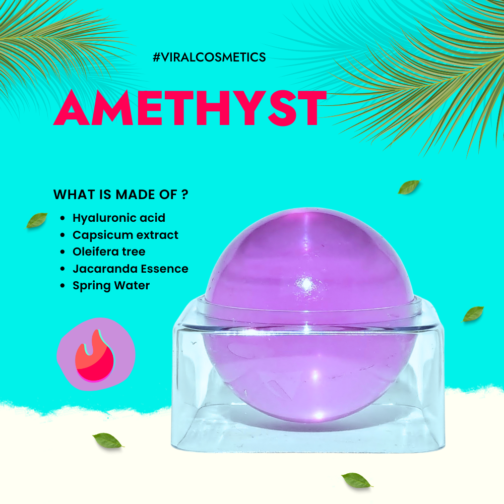 Amethyst Obsession – Deep Cleansing, Oil Balance & Skin Rejuvenation with Jacaranda, Collagen, Retinol & Unisex Pheromones.