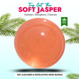 Soft Jasper Jelly Cleanser Ball for Skin Firming, Whitening & Hydration with Tamarind, Kojic Acid, and Jojoba Oil