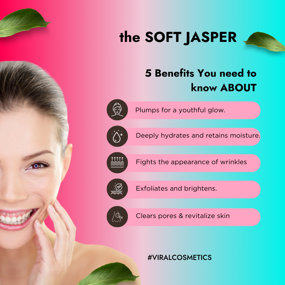 Soft Jasper Jelly Cleanser Ball for Skin Firming, Whitening & Hydration with Tamarind, Kojic Acid, and Jojoba Oil