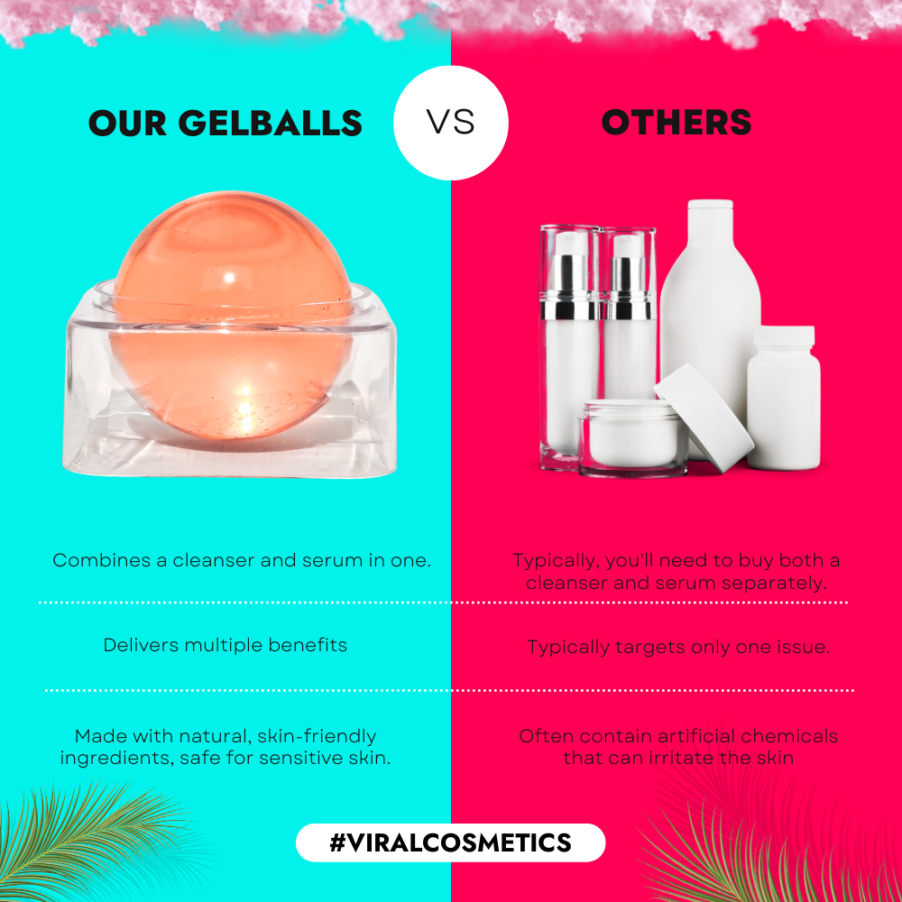 Soft Jasper Jelly Cleanser Ball for Skin Firming, Whitening & Hydration with Tamarind, Kojic Acid, and Jojoba Oil