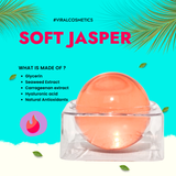 Soft Jasper Jelly Cleanser Ball for Skin Firming, Whitening & Hydration with Tamarind, Kojic Acid, and Jojoba Oil