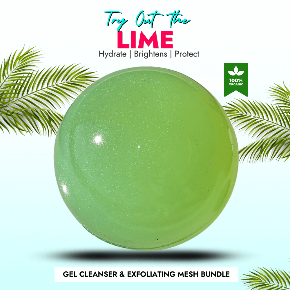 Lime Korean Face Wash Soap with Kojic Acid & Jojoba Oil for deep cleansing, pore tightening, and radiant skin.