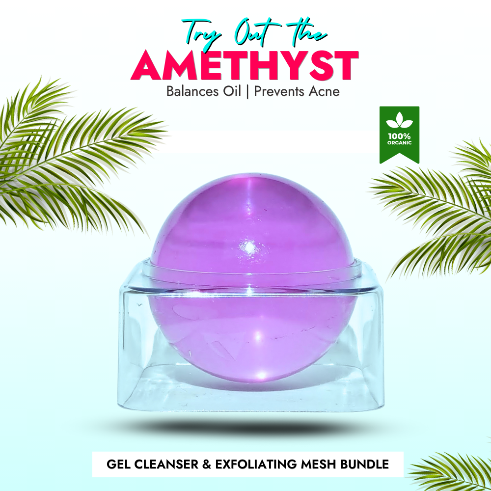 Amethyst Obsession – Deep Cleansing, Oil Balance & Skin Rejuvenation with Jacaranda, Collagen, Retinol & Unisex Pheromones.